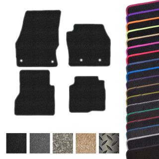 Ford Transit Connect MK2 Crew Cab SWB 4 Mat Clips 2016-present Tailored Van Mats